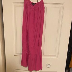 zinc Hot Pink sundress with Tiered Hem